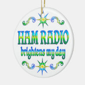 Ham-radio-helderheid Keramisch Ornament (Links)