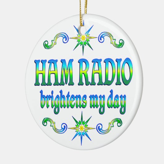 Ham-radio-helderheid Keramisch Ornament (Links)