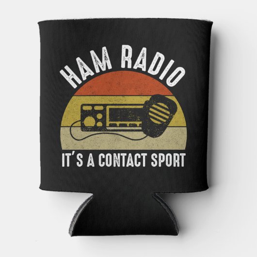 Ham Radio - Het is een contactsport Blikjeskoeler (Voorkant)