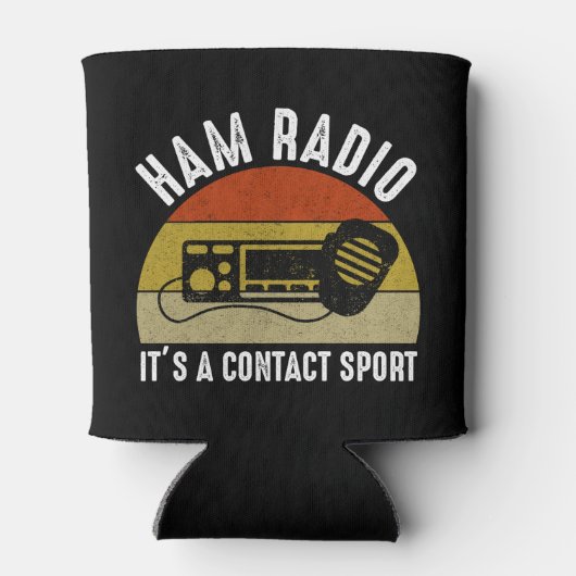 Ham Radio - Het is een contactsport Blikjeskoeler (Achterkant)