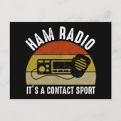 Ham Radio - Het is een contactsport Briefkaart (Voorkant)