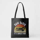 Ham Radio - Het is een contactsport Tote Bag (Voorkant)