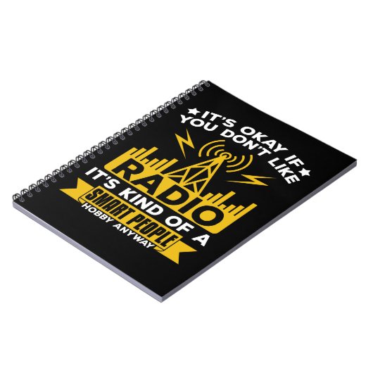 Ham Radio Hobby Funny Radio Operator Notitieboek (Linkerzijde)