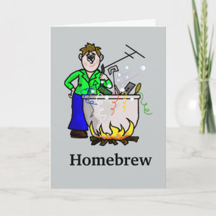 Ham Radio Homebrew Birthday Card Kaart
