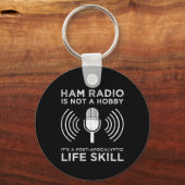 Ham Radio is geen hobby Sleutelhanger (Achterkant)