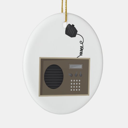 Ham Radio Keramisch Ornament (Rechts)