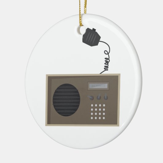 Ham Radio Keramisch Ornament (Links)