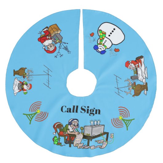 Ham Radio kerstboomrok Kerstboom Rok (Voorkant)