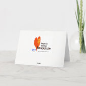 Ham Radio Kerstzender & Frequentie Kaart (Achterkant)