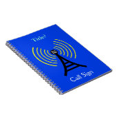 Ham Radio-laptop met zender Notitieboek (Rechterzijde)