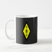 HAM Radio Logo Ontwerp Koffiemok (Links)