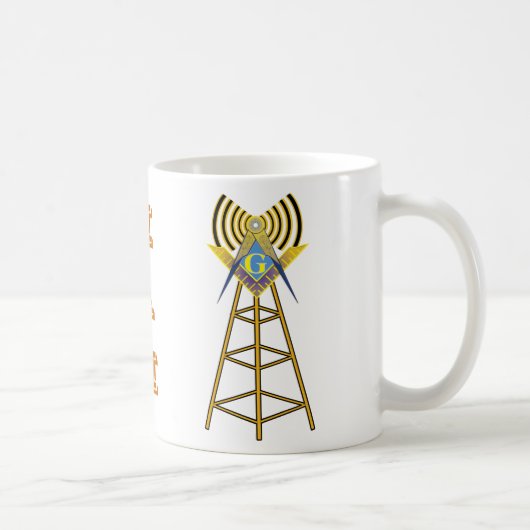 Ham Radio Mason Koffiemok (Rechts)