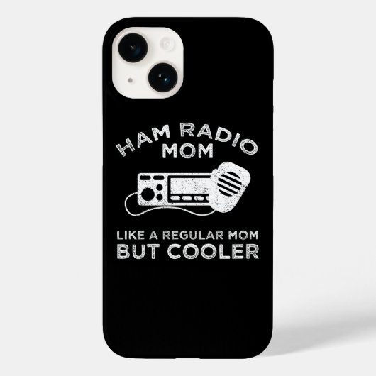 Ham Radio Mom - Als een gewone moeder, maar koeler Case-Mate iPhone Case (Achterkant)