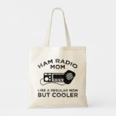 Ham Radio Mom - Als een gewone moeder, maar koeler Tote Bag (Achterkant)
