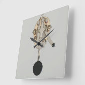 Ham Radio Morse Code Keyer Wall Clock Vierkante Klok (Hoek)