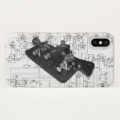 Ham Radio Morse Code Semi-Automatische Sleutel Case-Mate iPhone Case (Achterkant (horizontaal))