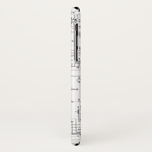 Ham Radio Morse Code Semi-Automatische Sleutel Case-Mate iPhone Case (Achterkant/links)