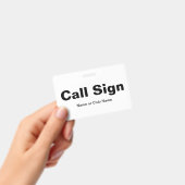 Ham Radio Naamlabel Badge (Handheld)