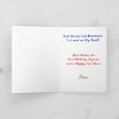 Ham Radio Night voor Xmas Wenskaart Feestdagen Kaart (Binnen)