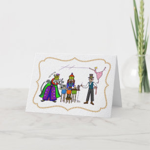 Ham Radio Nutcracker-kerstkaart Kaart