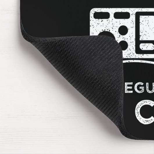 Ham Radio oma als gewone oma, maar koeler Muismat (Hoek)