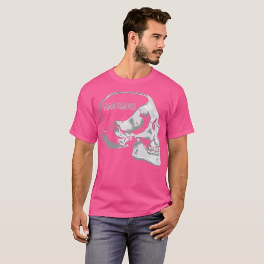 Ham Radio op de Mind Pun Funny Novelty Mannen T-shirt (Voorkant volledig)