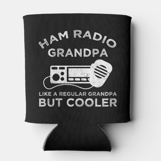 Ham Radio Opa Als Reguliere Opa Maar Koeler (Achterkant)