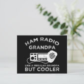 Ham Radio Opa Als Reguliere Opa Maar Koeler Briefkaart (Staand voorkant)