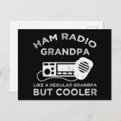 Ham Radio Opa Als Reguliere Opa Maar Koeler Briefkaart (Voorkant / Achterkant)