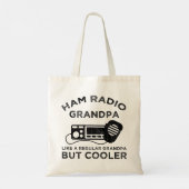 Ham Radio Opa Als Reguliere Opa Maar Koeler Tote Bag (Achterkant)