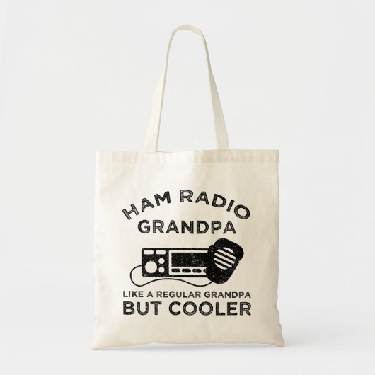 Ham Radio Opa Als Reguliere Opa Maar Koeler Tote Bag (Voorkant)