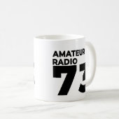 Ham Radio Operator 73 - Amateur Radio Mania Koffiemok (Voorkant rechts)