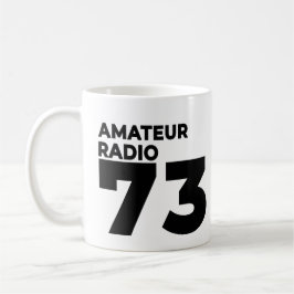 Ham Radio Operator 73 - Amateur Radio Mania Koffiemok