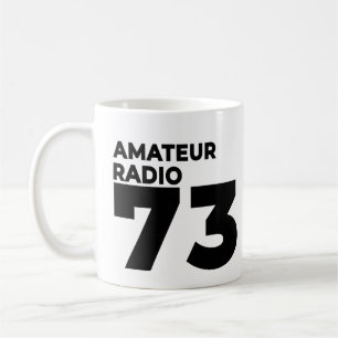 Ham Radio Operator 73 - Amateur Radio Mania Koffiemok