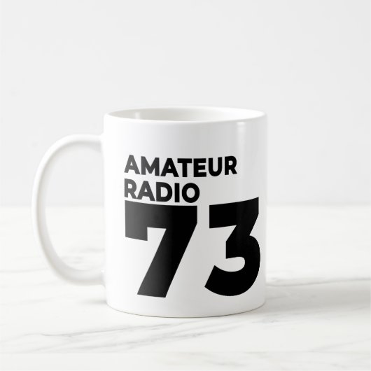 Ham Radio Operator 73 - Amateur Radio Mania Koffiemok (Links)
