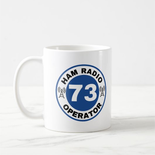 Ham Radio Operator 73 - Ham Radio Dreams Koffiemok (Links)