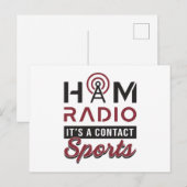 HAM Radio Operator Amateur Code Antenne Gift Idee Briefkaart (Voorkant / Achterkant)