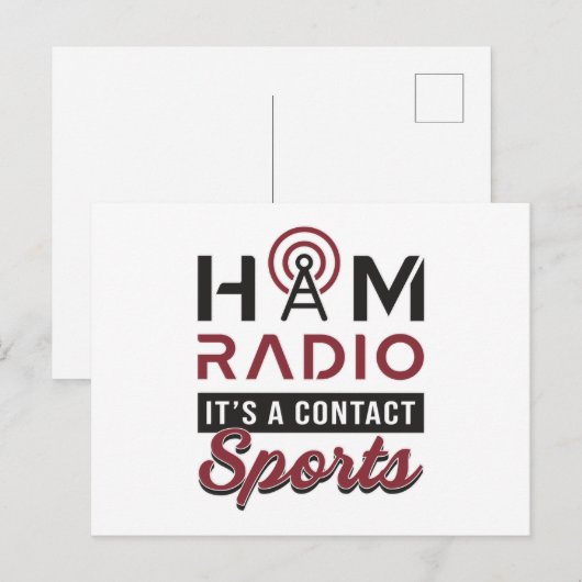HAM Radio Operator Amateur Code Antenne Gift Idee Briefkaart (Voorkant / Achterkant)