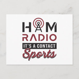 HAM Radio Operator Amateur Code Antenne Gift Idee Briefkaart