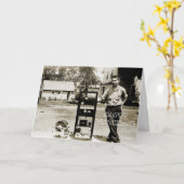 HAM RADIO OPERATOR AMATEUR RADIO MORSE CODE FOTO KAART (Gele Bloem)