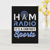 HAM Radio Operator Antenne Amateur Code Gift Idee Kaart (Gele Bloem)