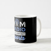 HAM Radio Operator Antenne Amateur Code Gift Idee Koffiemok (Voorkant rechts)