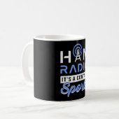 HAM Radio Operator Antenne Amateur Code Gift Idee Koffiemok (Voorkant links)