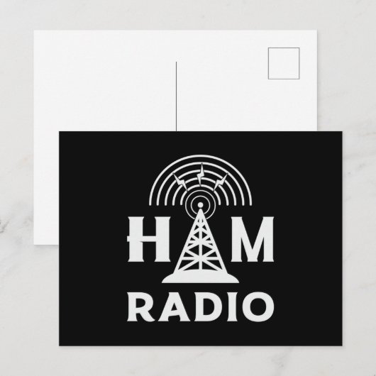 HAM Radio Operator Antenne Code Amateur Gift Idee Briefkaart (Voorkant / Achterkant)
