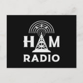 HAM Radio Operator Antenne Code Amateur Gift Idee Briefkaart (Voorkant)