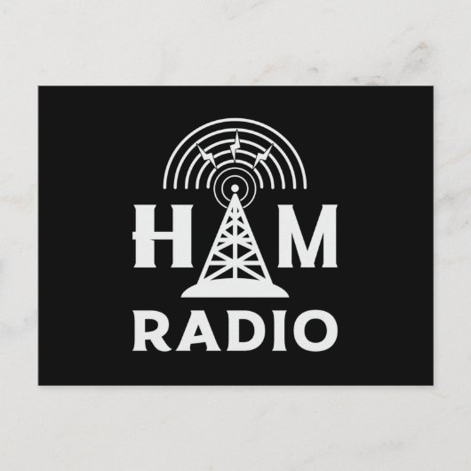 HAM Radio Operator Antenne Code Amateur Gift Idee Briefkaart (Voorkant)