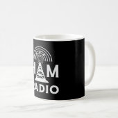 HAM Radio Operator Antenne Code Amateur Gift Idee Koffiemok (Voorkant rechts)