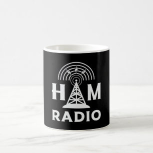 HAM Radio Operator Antenne Code Amateur Gift Idee Koffiemok