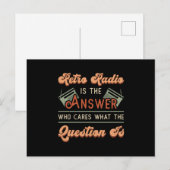 HAM Radio Operator Antenne Frequentie Amateur Gift Briefkaart (Voorkant / Achterkant)