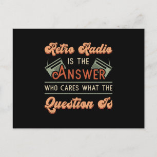 HAM Radio Operator Antenne Frequentie Amateur Gift Briefkaart